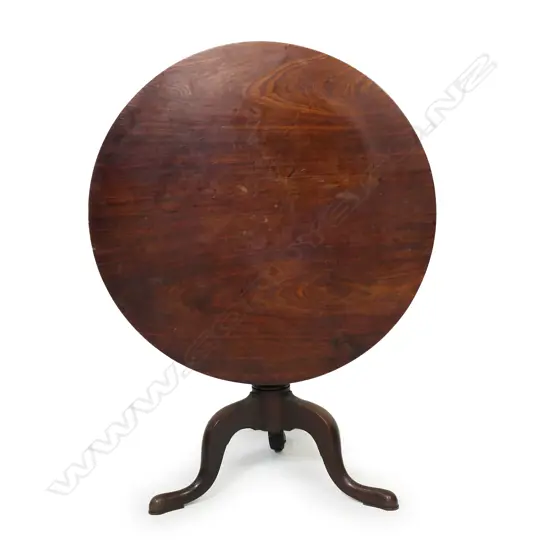 A Georgian mahogany wine table,
