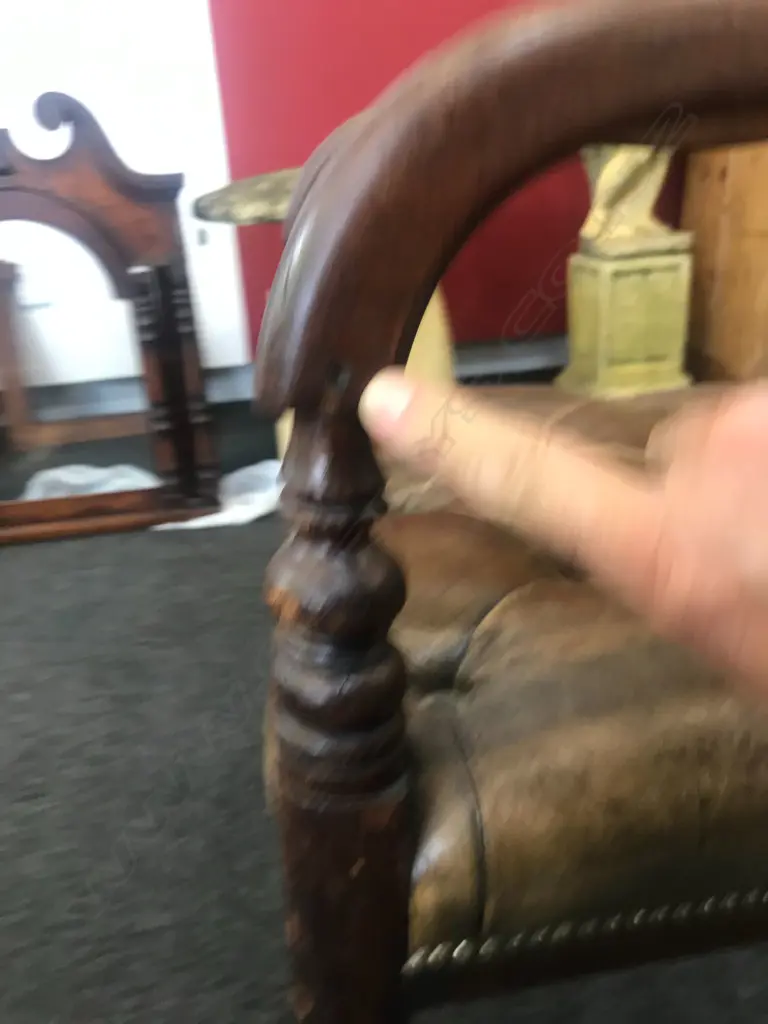 A Regency mahogany bar back carver armchair, Image 1++