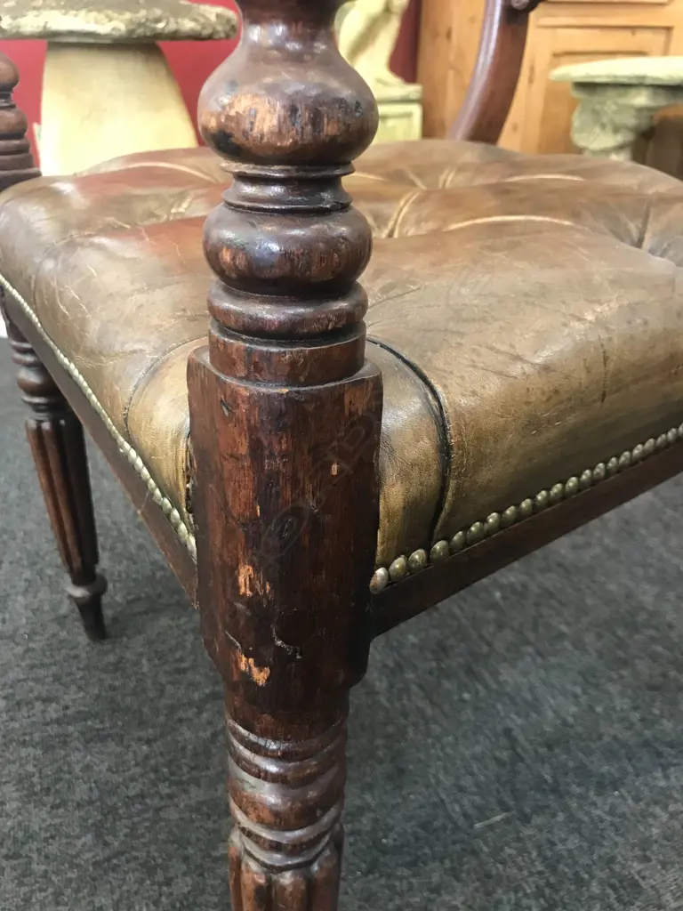 A Regency mahogany bar back carver armchair, Image 1++