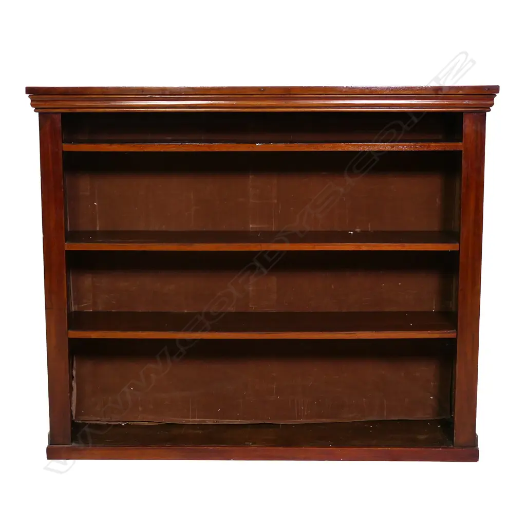 A Victorian walnut bookcase, Image 1++