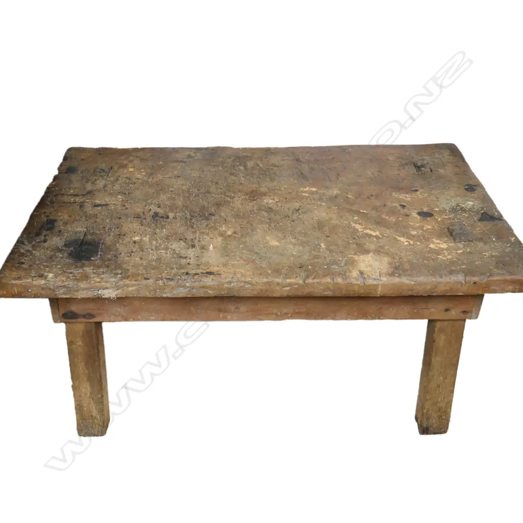A rustic French pine butchers block, Image 1++
