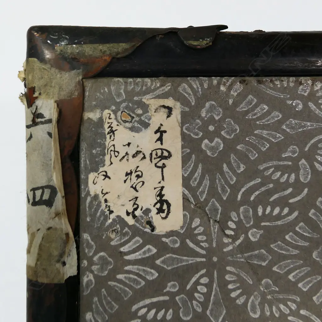 A large Japanese 19thC six panel screen, Image 1++