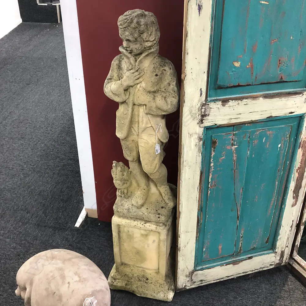 A pair of Church Stone garden statues, Image 1++