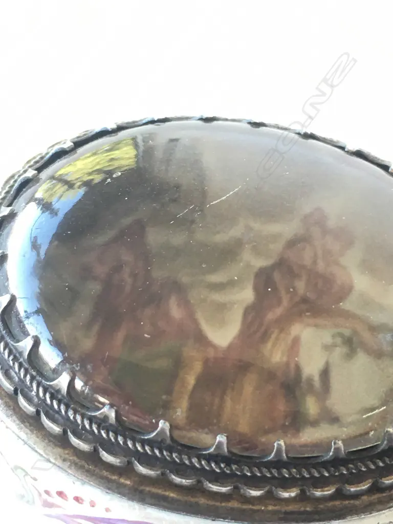 A late 18thC German enamel and rock crystal snuff box, Image 1++