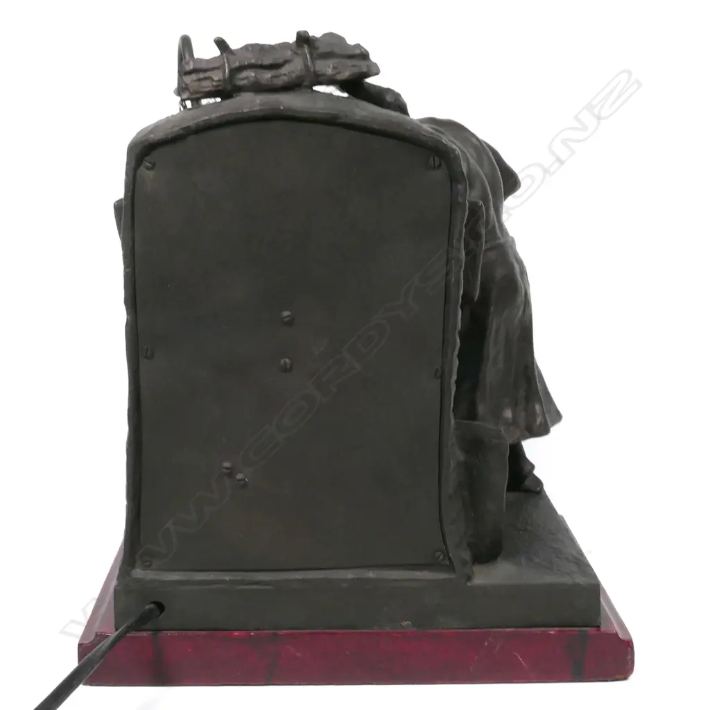 French, c.1900 cast spelter 'The Baker' sculpture, Image 1++