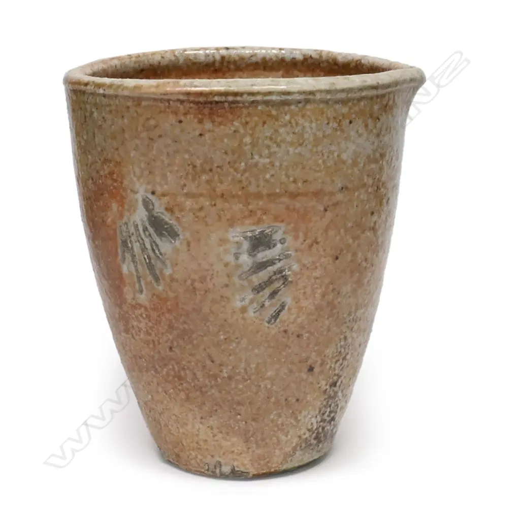 Chester Nealie anagama fired pottery crucible/beaker size '2', Image 1++