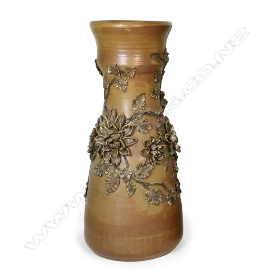 A large pottery floor vase by Pat and Roy Addison,