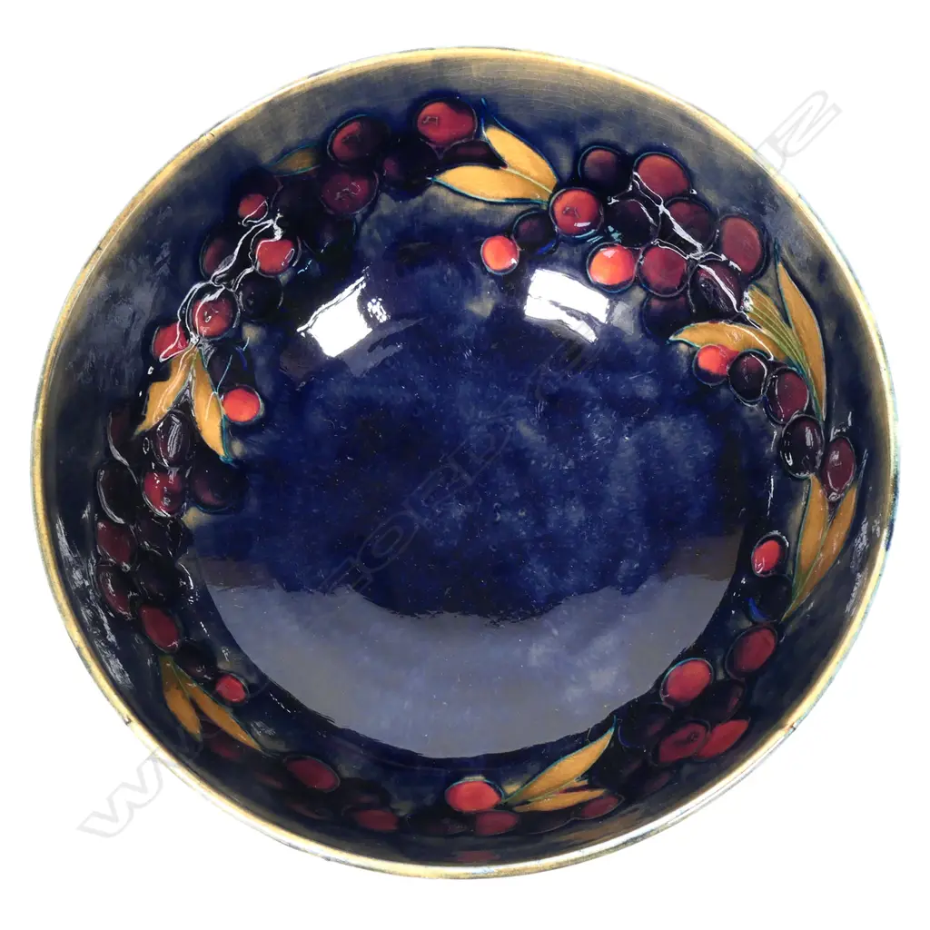 A William Moorcroft pomegranate decorated footed bowl, Image 1++