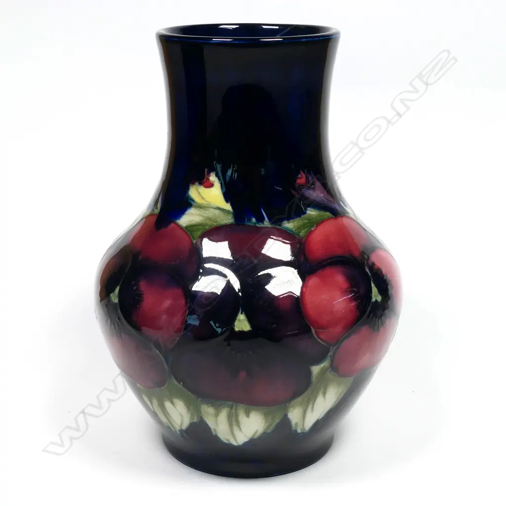 A William Moorcroft baluster pansy vase, Image 1++