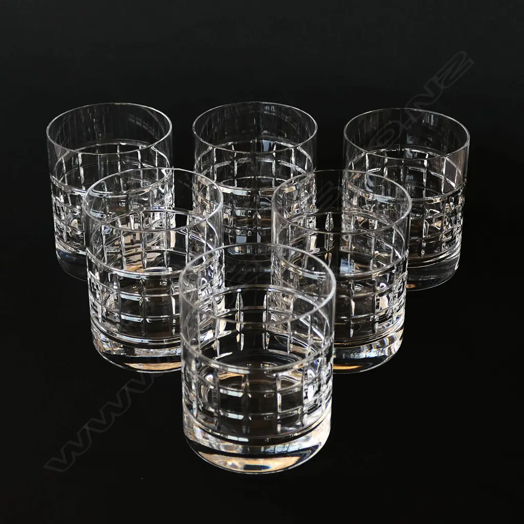 A set of six Waterford crystal tumblers Image 1++