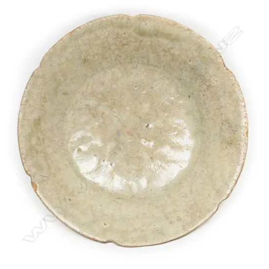 An old Chinese small celadon dish,