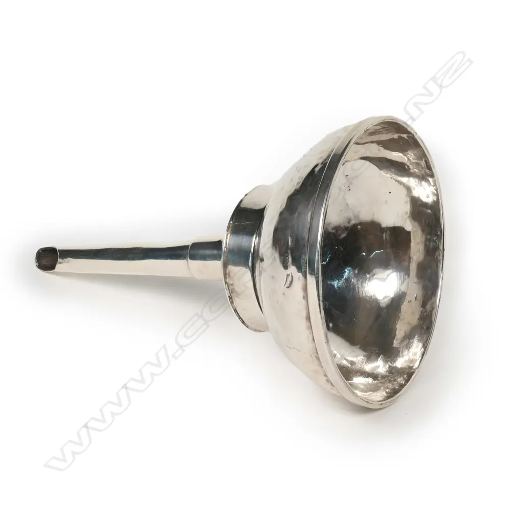 A NZ silver wine funnel, Image 1++