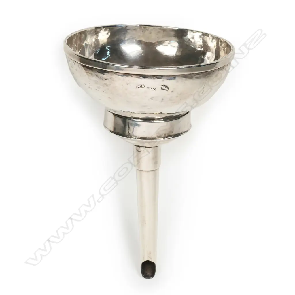A NZ silver wine funnel, Image 1++