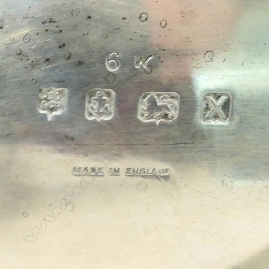 A Georgian revival four-piece silver tea service, Image 1++