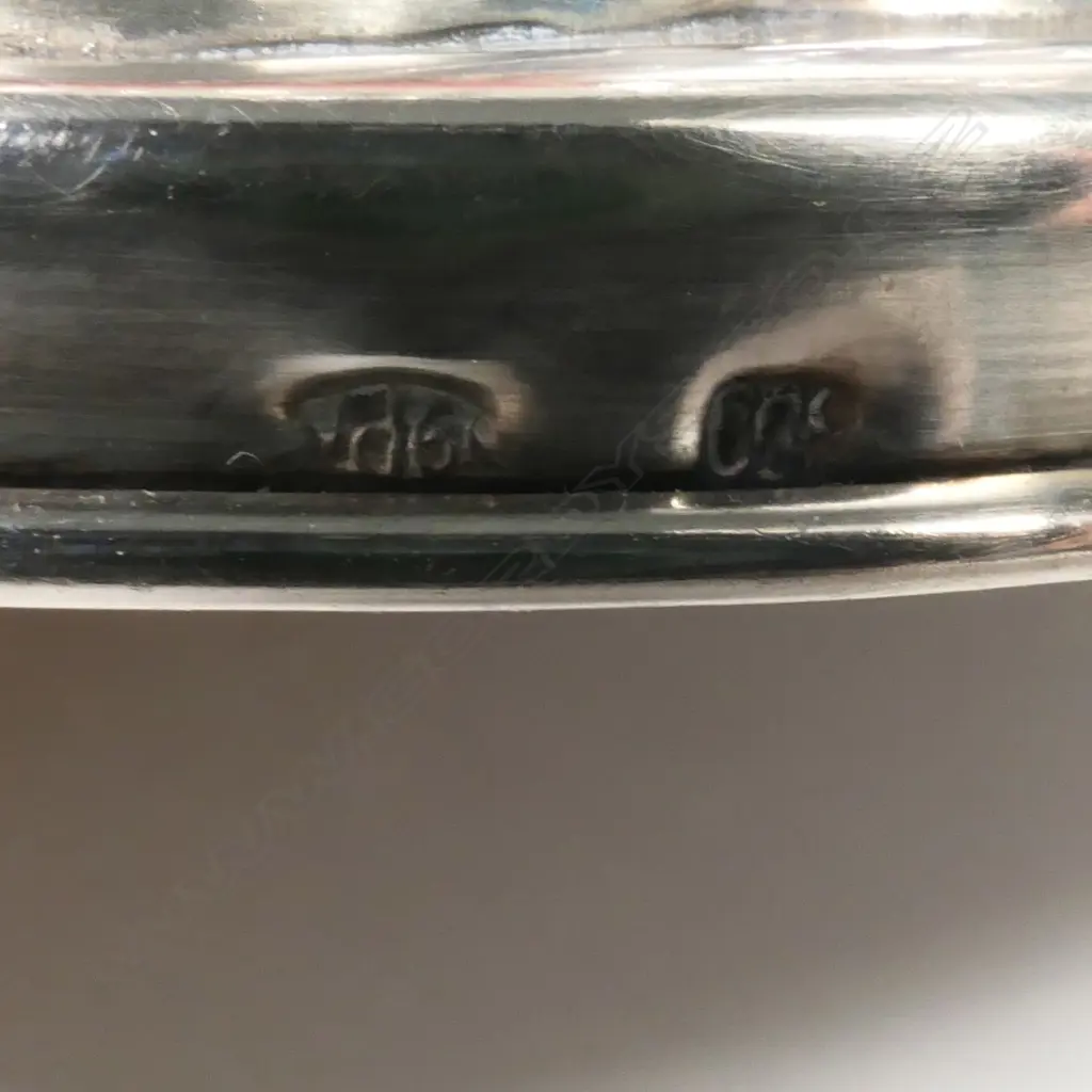 A pair of Italian 800 silver candelabra, Image 1++