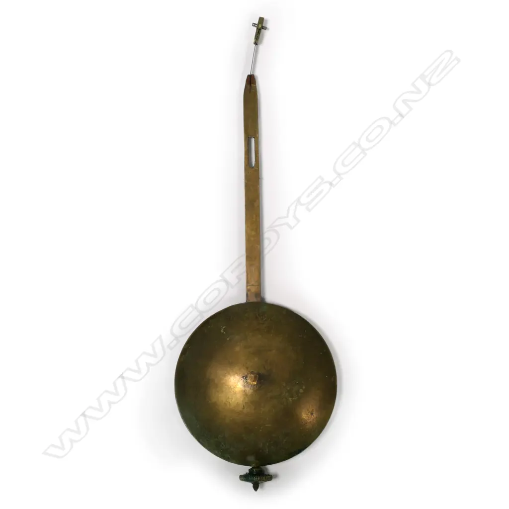 A Victorian ebonised circular cased fusee drive wall clock Image 1++