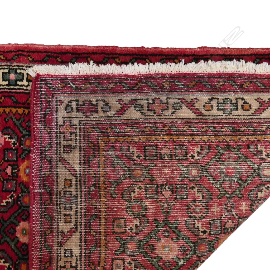 A hand knotted Persian Hosseinabad runner, Image 1++