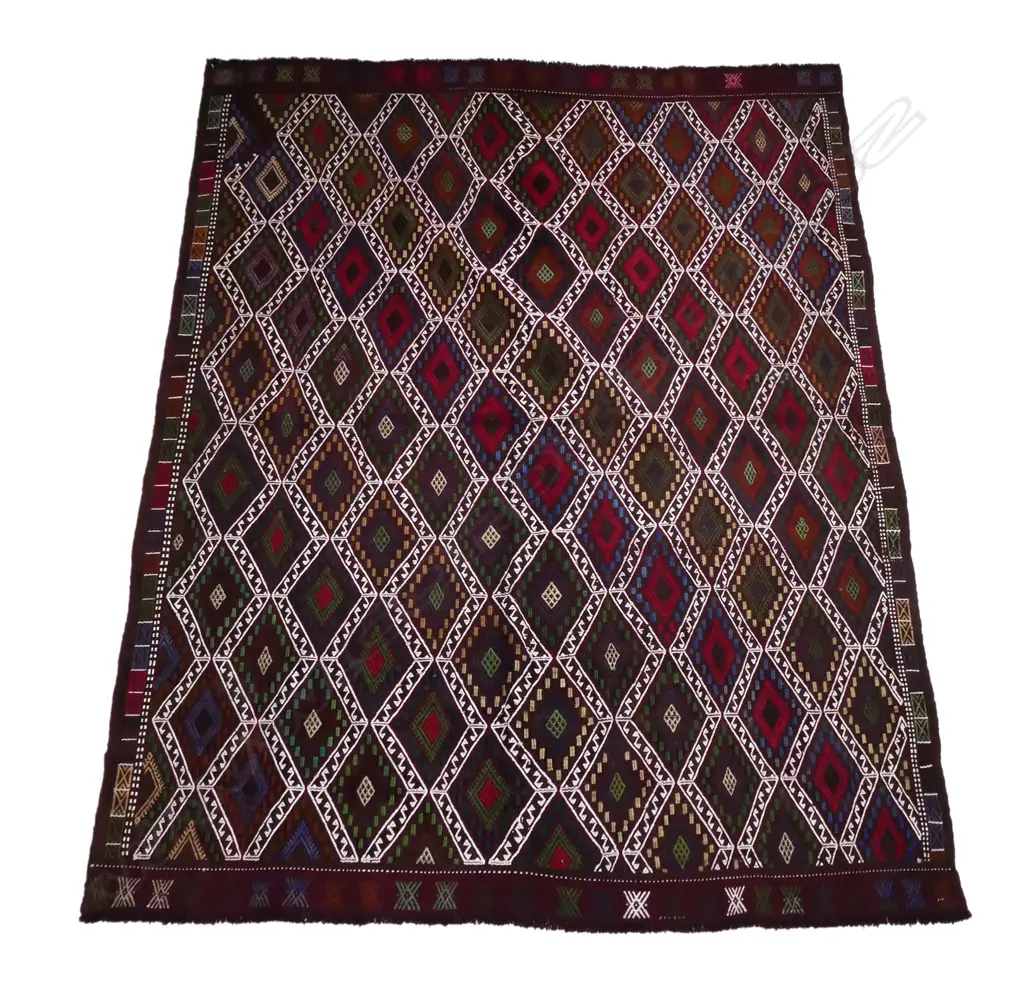 A Turkish Sumak hand woven rug, Image 1++