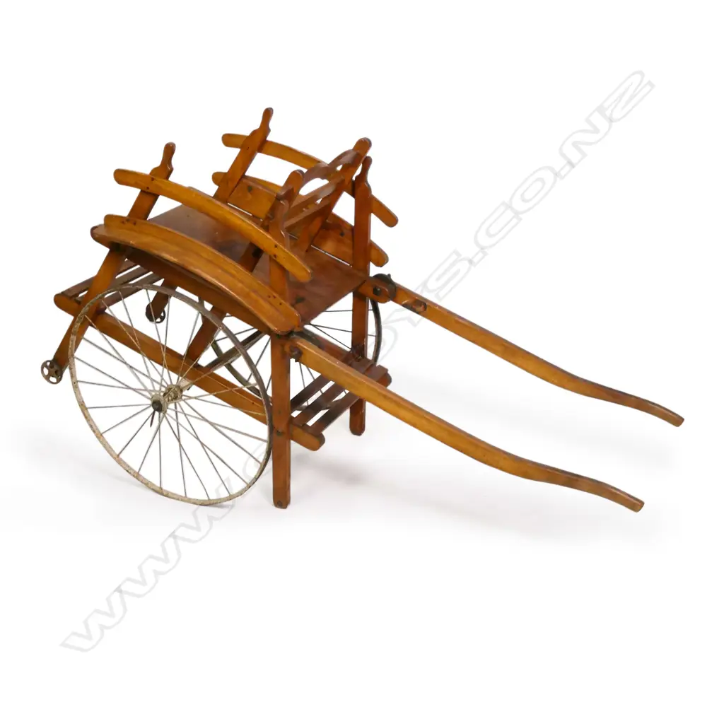 An antique French child's dog cart, Image 1++