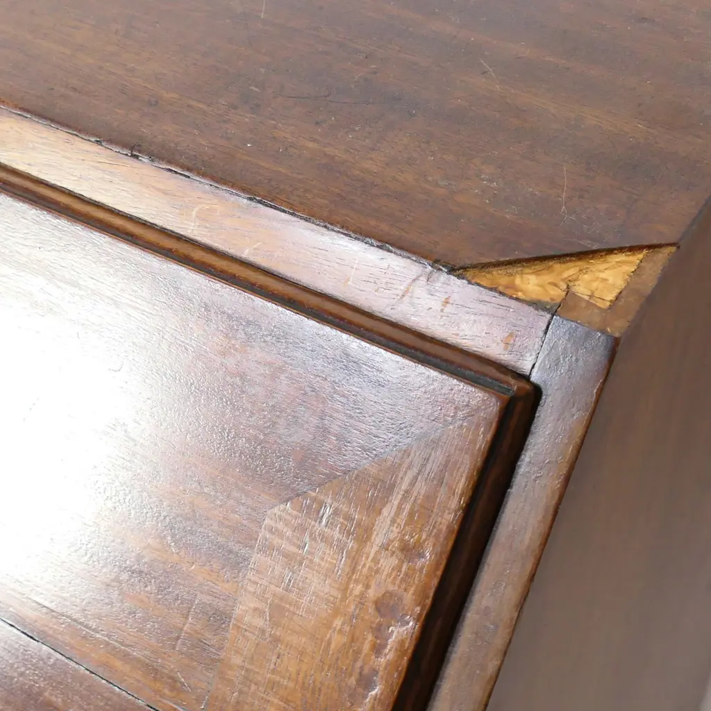 A Georgian mahogany fall front bureau, Image 1++