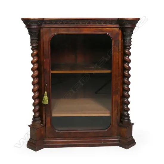 A Victorian mahogany pier cabinet,