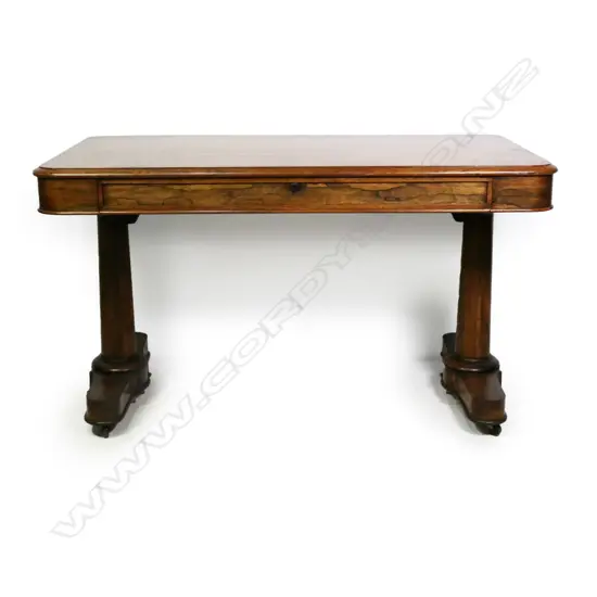A Regency rosewood library table,