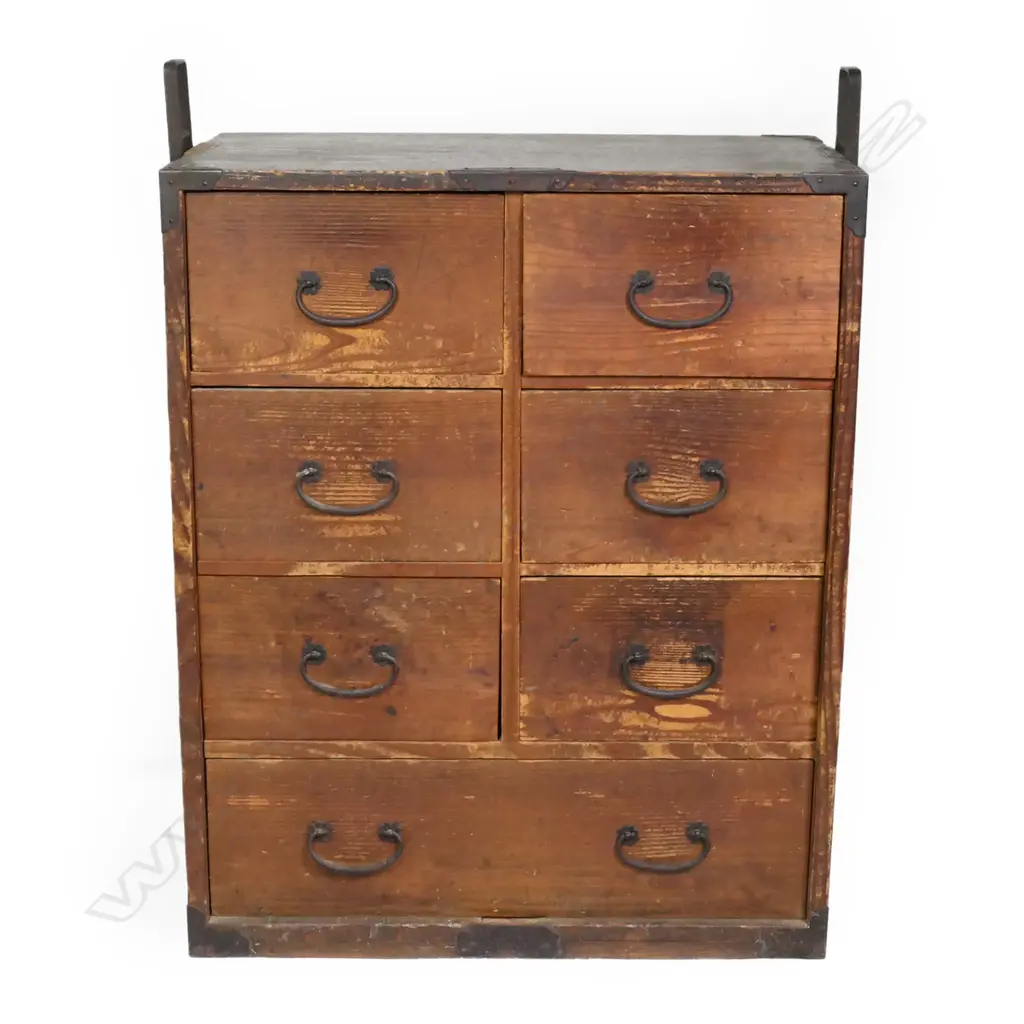A c1900 Japanese Kodansu bedside chest Image 1++