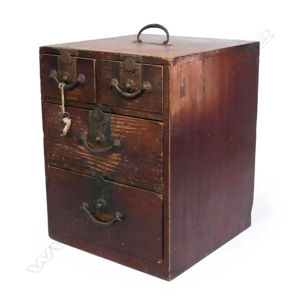 A c1900 Japanese Kodansu collector's chest Image 1++