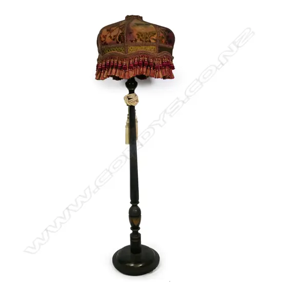 A 1920s chinoiserie standard lamp,