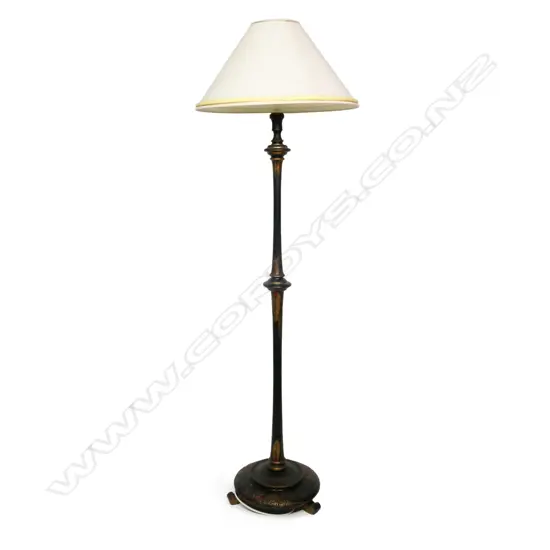 A 1920s chinoiserie standard lamp,