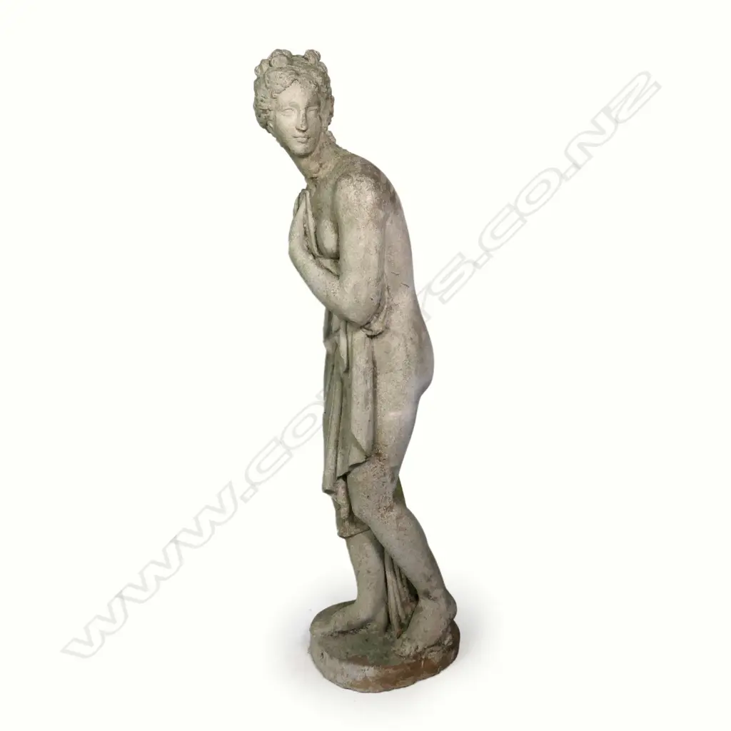 A concrete garden statue, 'Venus of the Bath' (after Canova), Image 1++