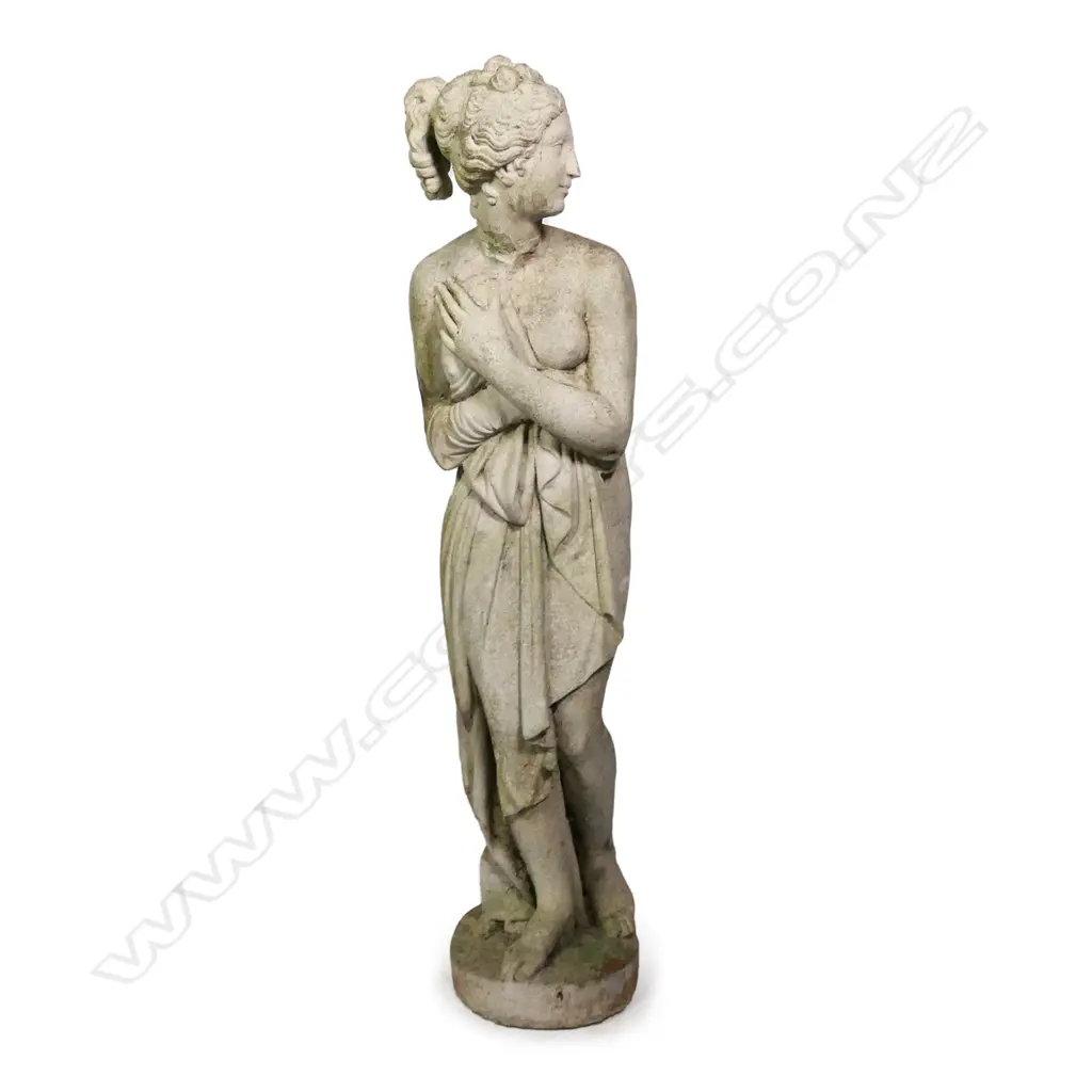 A concrete garden statue, 'Venus of the Bath' (after Canova), Image 1++
