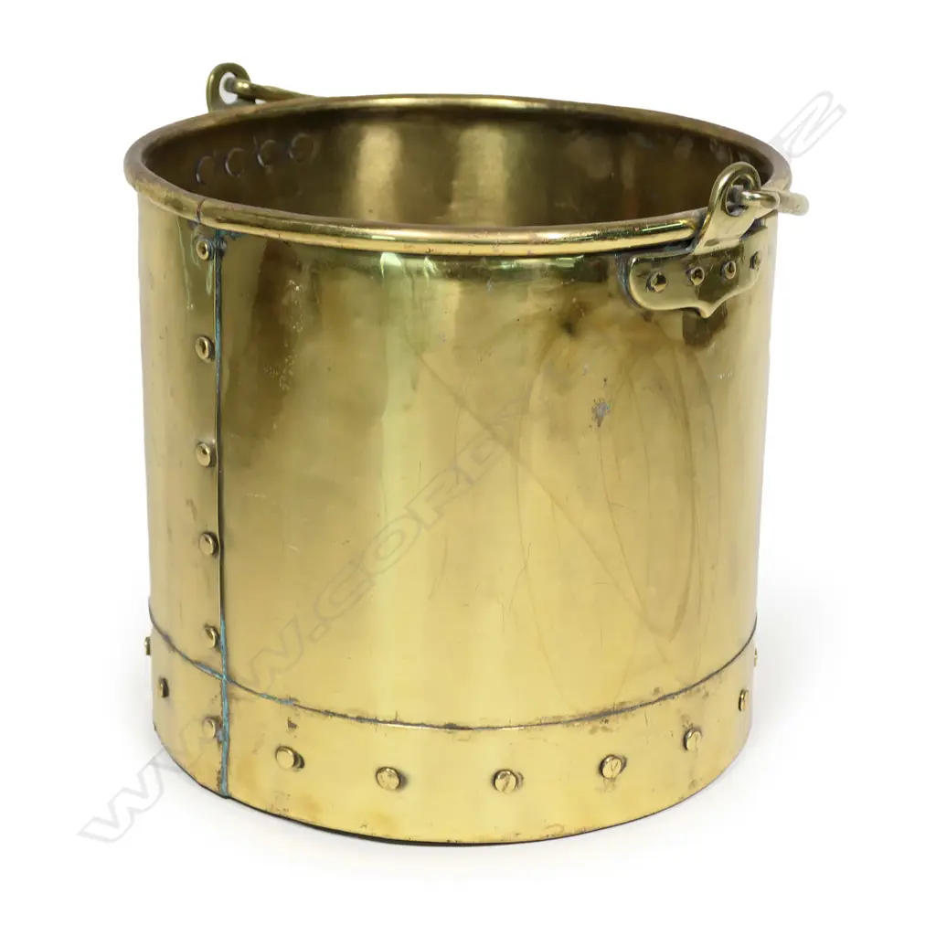 A vintage brass bucket, Image 1++