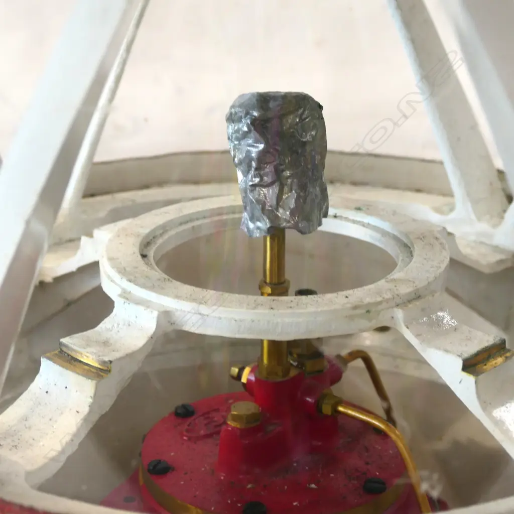 A large red buoy shipping navigation lamp, Image 1++