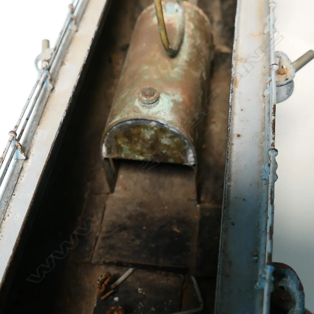 A live steam, tin-plate model of a gun boat, most likely German, made by Bing, Image 1++