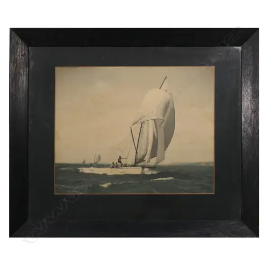 A vintage framed Henry Winkelmann photograph,