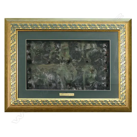 A section of protective copper hull sheathing off H.M.S Victory,