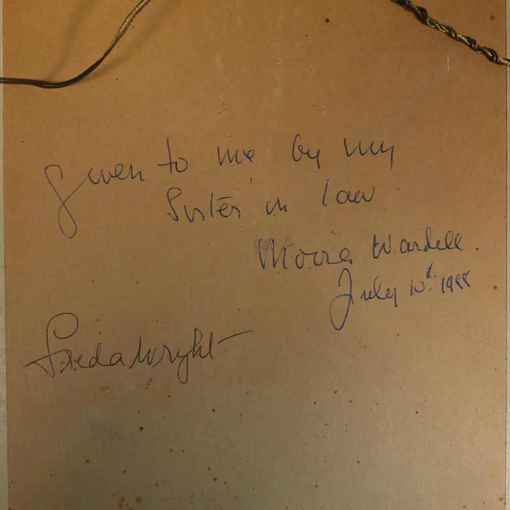 Charles Frederick Goldie, manuscript inscribed, signed and dated print, Image 1++