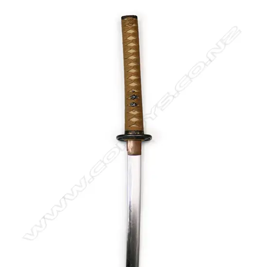 An 18thC  (mid-Edo period) Japanese wakizashi, Shigetaka school, Echizen,