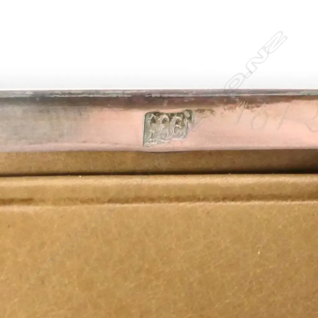 A good early 20thC European silver and enamel card case, Image 1++