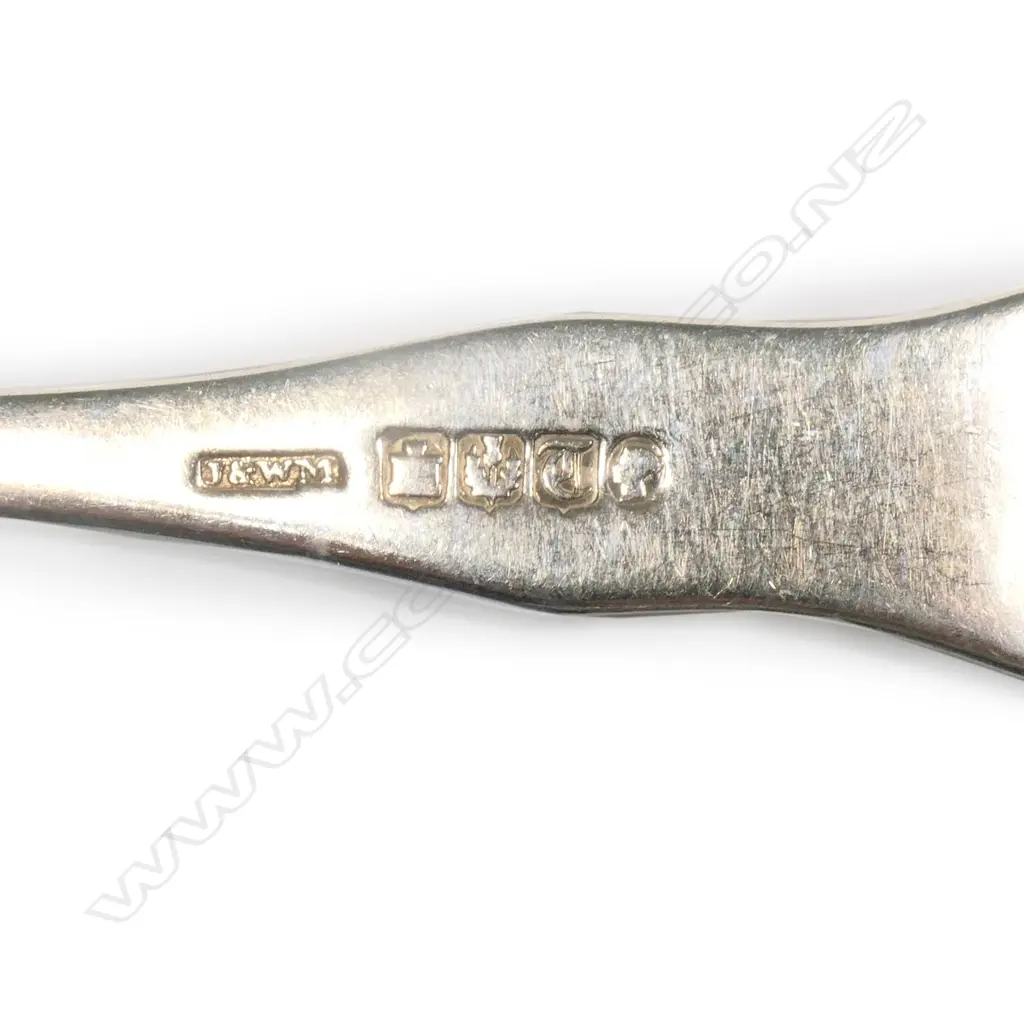 A composite set of six Victorian silver dessert forks, Image 1++