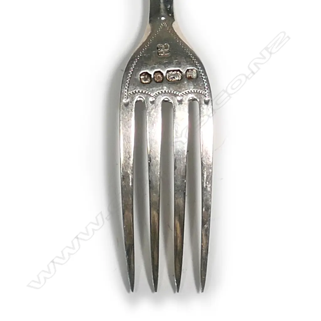A Victorian silver twelve place fruit set, Image 1++