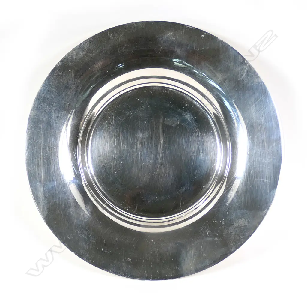 A Tiffany & Co. silver champagne bottle coaster, Image 1++