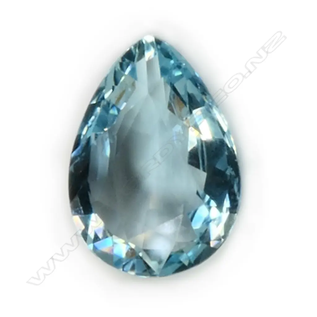 A pear cut loose aquamarine, Image 1++