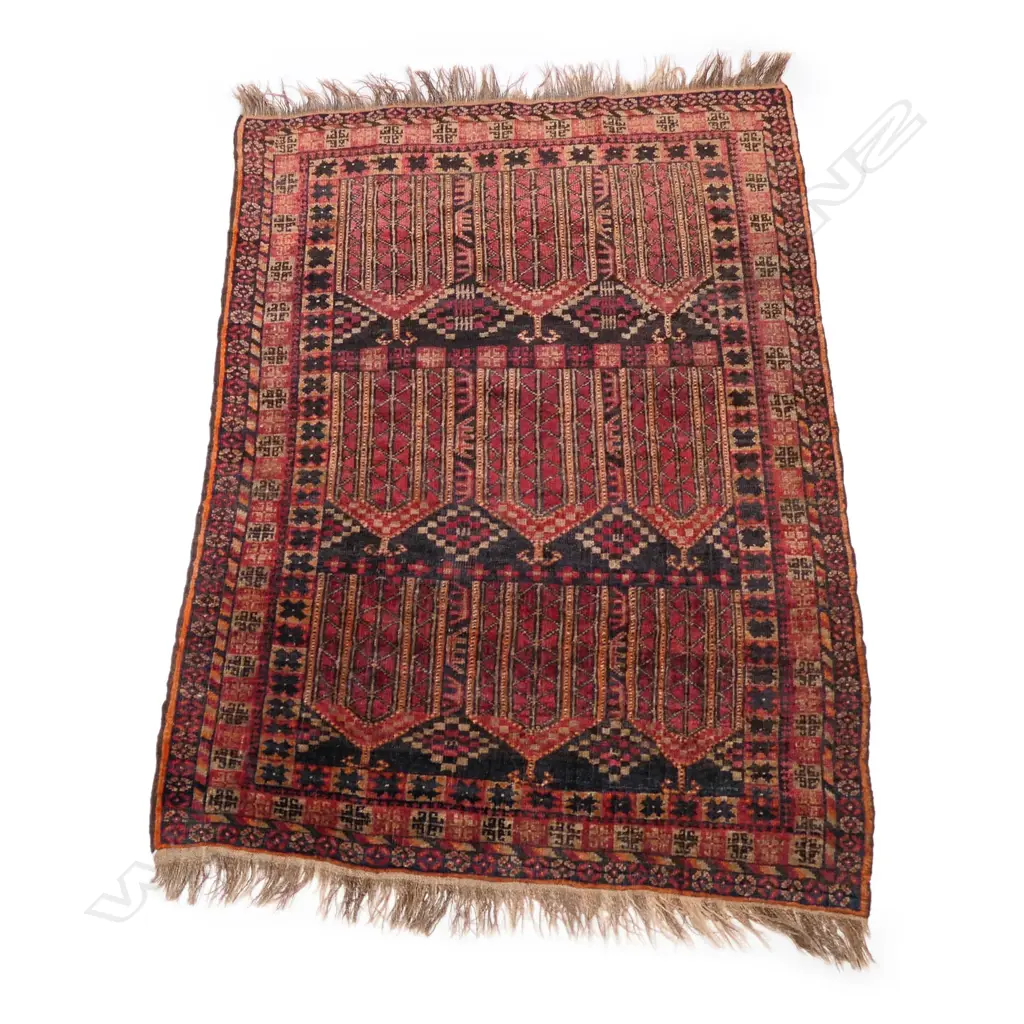 An antique tribal Baluch rug, Image 1++