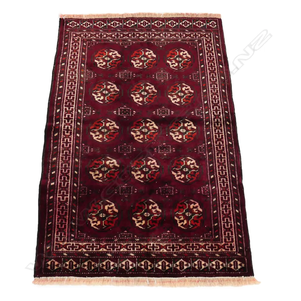 A Turkman hand knotted rug, Image 1++