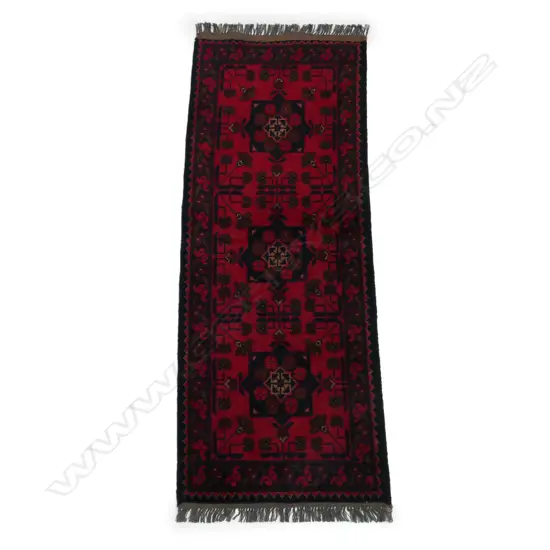 A hand knotted Afghan Andkhoi small rug,