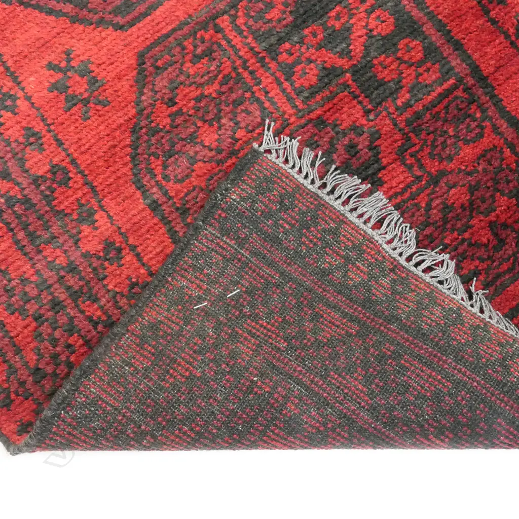 A Turkman 'elephant's foot' pattern runner, Image 1++