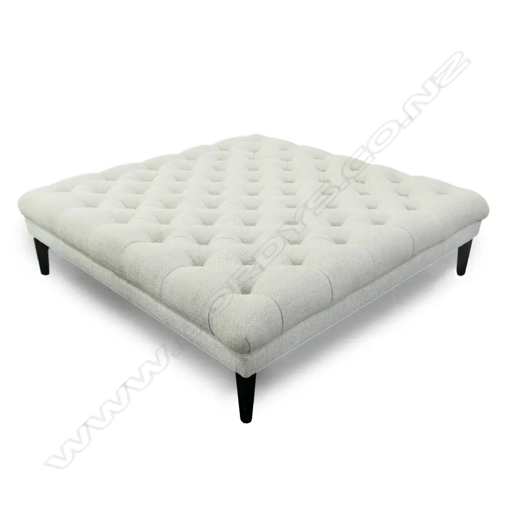 A large modern square ottoman, Image 1++