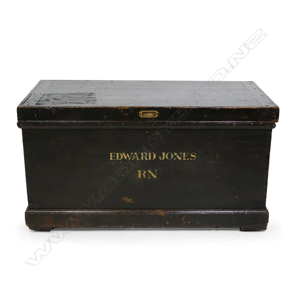A 19thC carpenter's or shipwright's tool chest, Image 1++